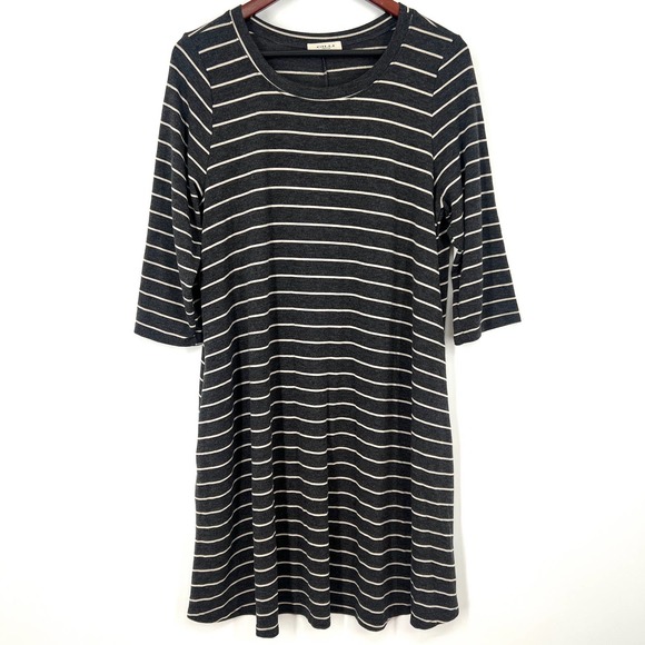 Gilli Dresses & Skirts - GILLI Womens Everyday Jersey Stripe Size 2X 2Xl Dress Plus Size